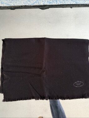 Prada men's scarf wool